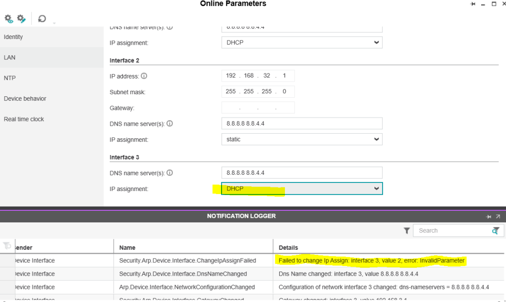 dhcp on lan3 failed.PNG