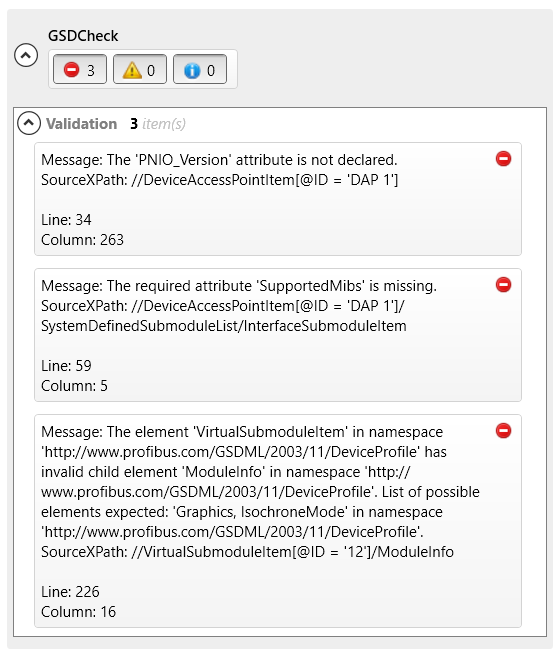 PROFINET Import GSDML File Interface Submodule is Missing